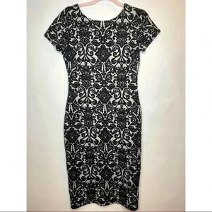 💃🏻Felicity & Coco Grey Black Print Bodycon Dress​​